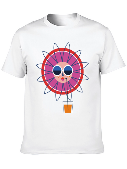 Funky Graphic Tee - Cool Drink Design