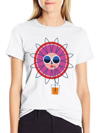 Funky Graphic Tee - Cool Drink Design