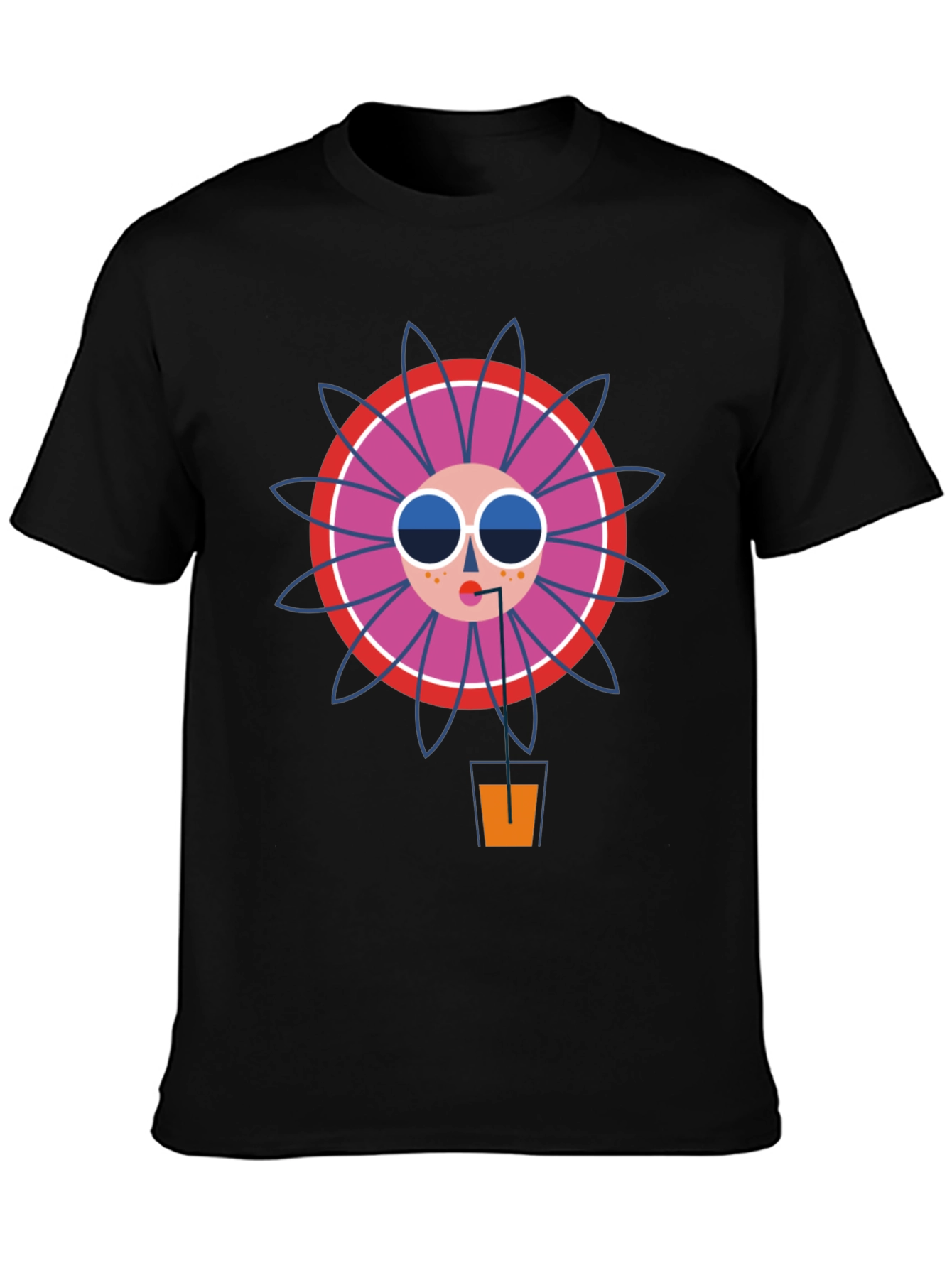 Funky Graphic Tee - Cool Drink Design