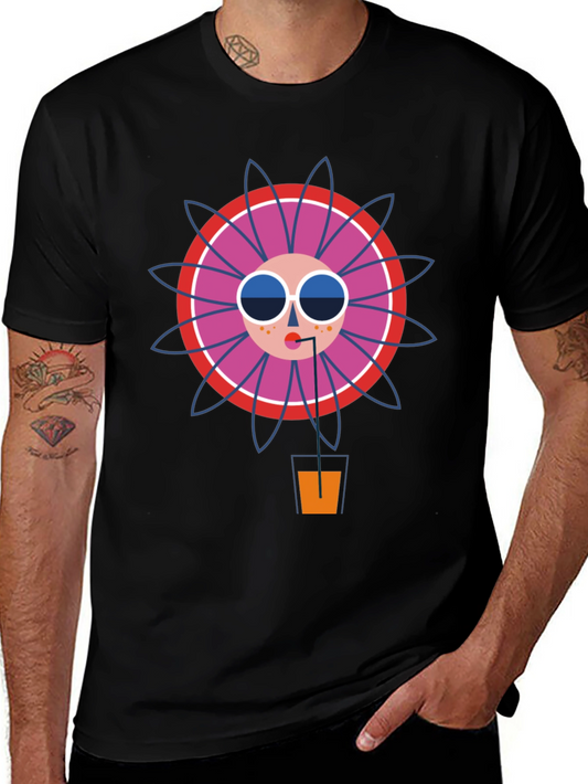 Funky Graphic Tee - Cool Drink Design