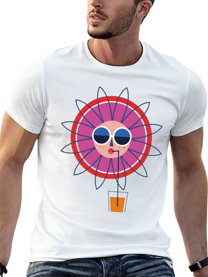 Funky Graphic Tee - Cool Drink Design