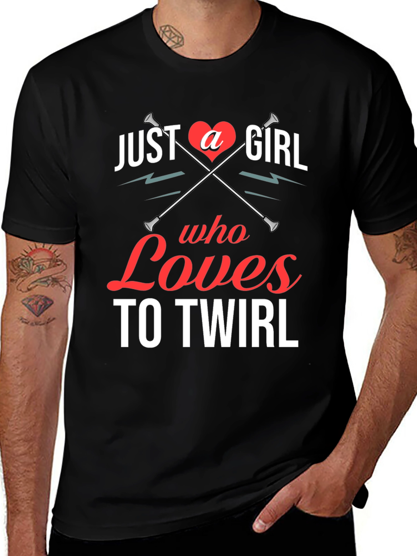 Just a Girl Who Loves to Twirl Graphic Tee