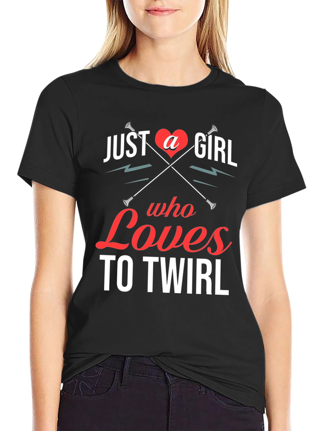 Just a Girl Who Loves to Twirl Graphic Tee