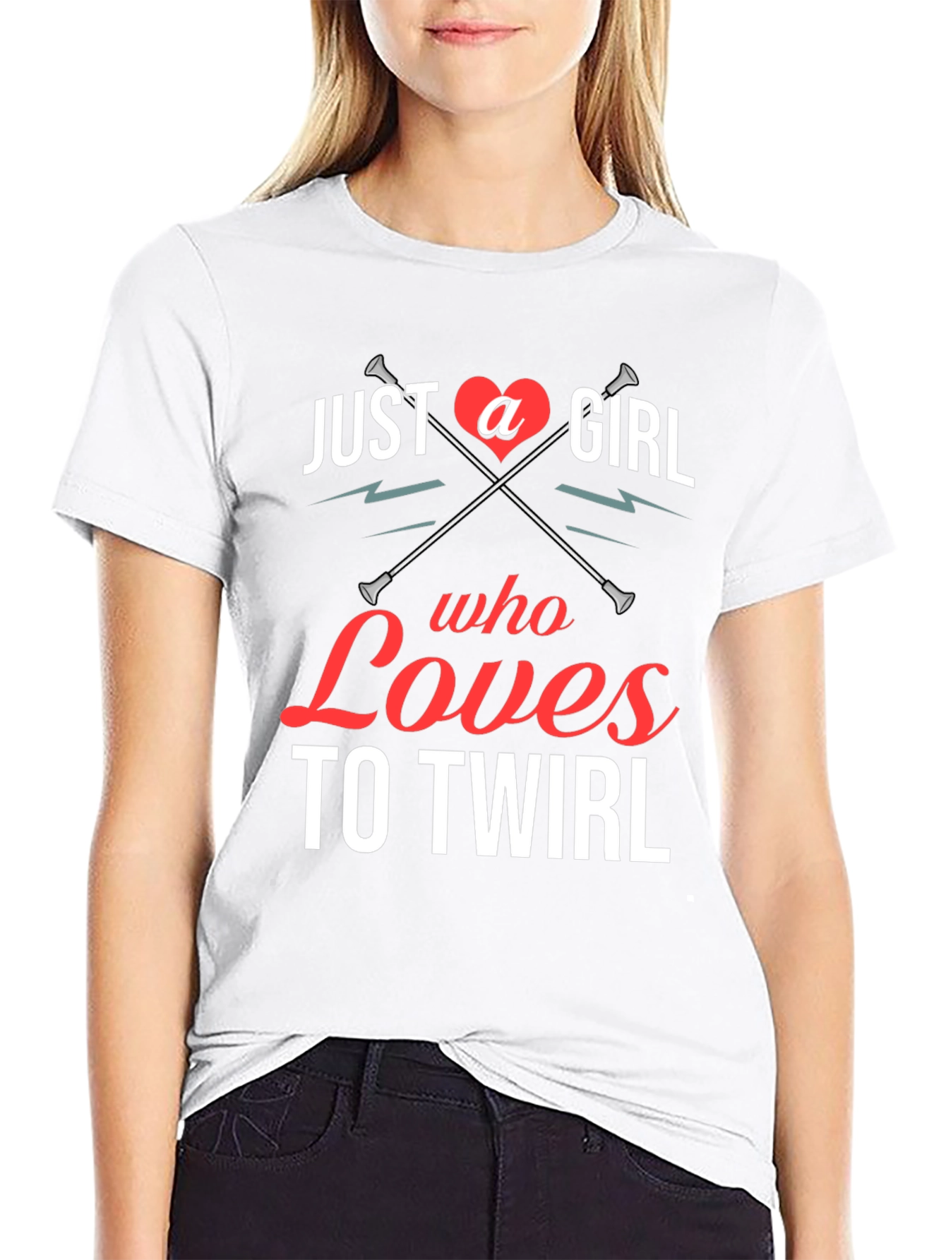 Just a Girl Who Loves to Twirl Graphic Tee