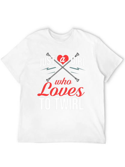 Just a Girl Who Loves to Twirl Graphic Tee