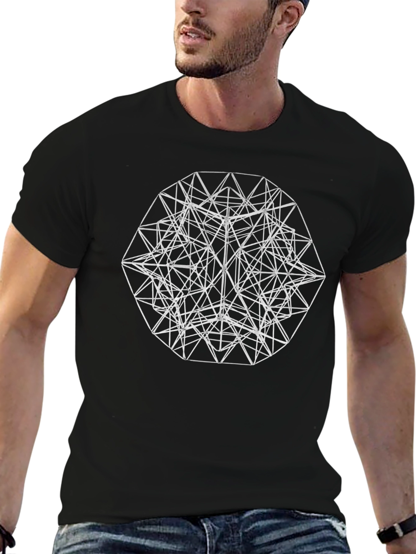 Abstract Geometric T-Shirt - Modern Streetwear
