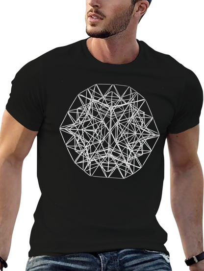Abstract Geometric T-Shirt - Modern Streetwear