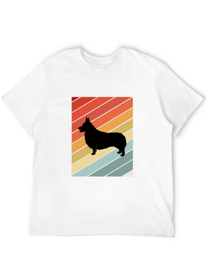 Retro Corgi Silhouette T-Shirt