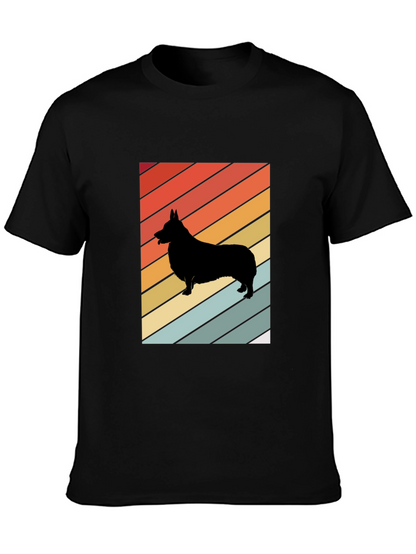 Retro Corgi Silhouette T-Shirt