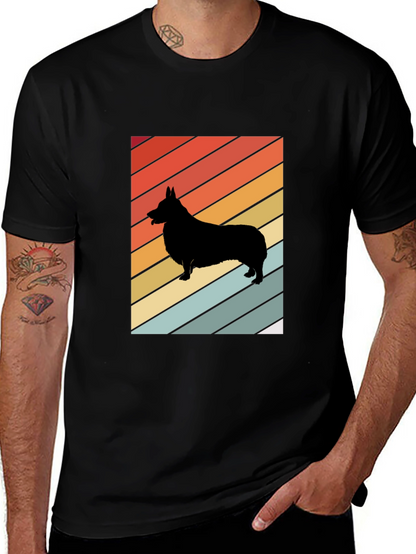 Retro Corgi Silhouette T-Shirt