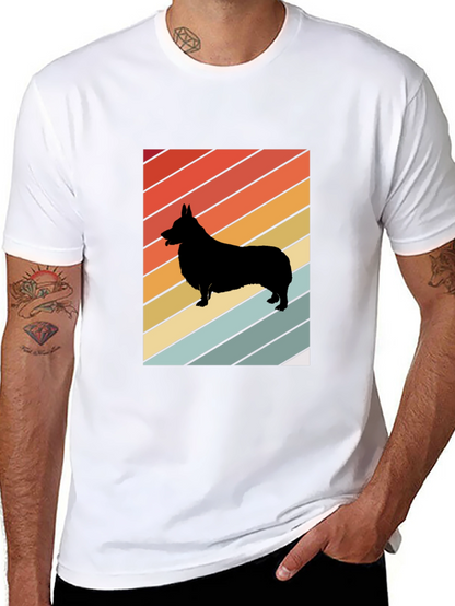Retro Corgi Silhouette T-Shirt