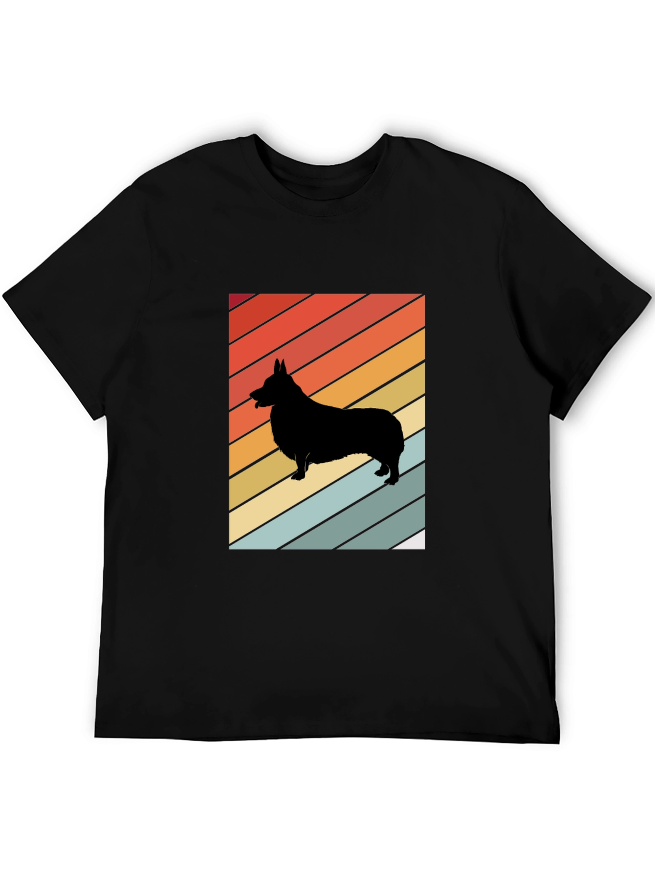 Retro Corgi Silhouette T-Shirt