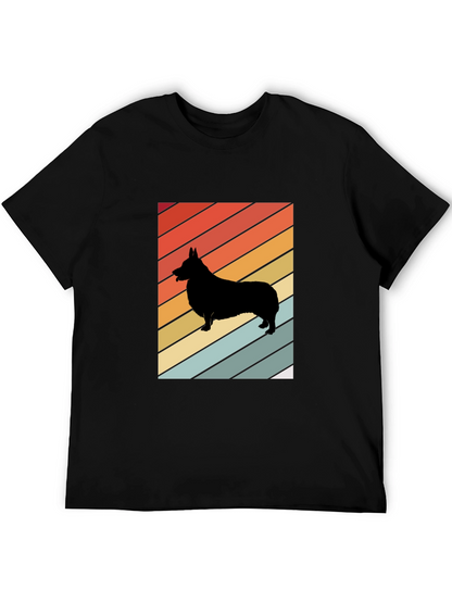 Retro Corgi Silhouette T-Shirt