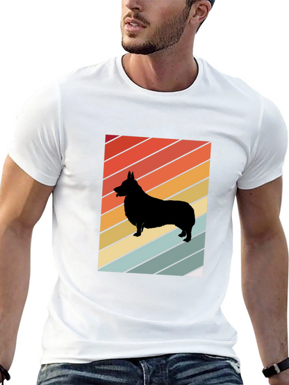 Retro Corgi Silhouette T-Shirt