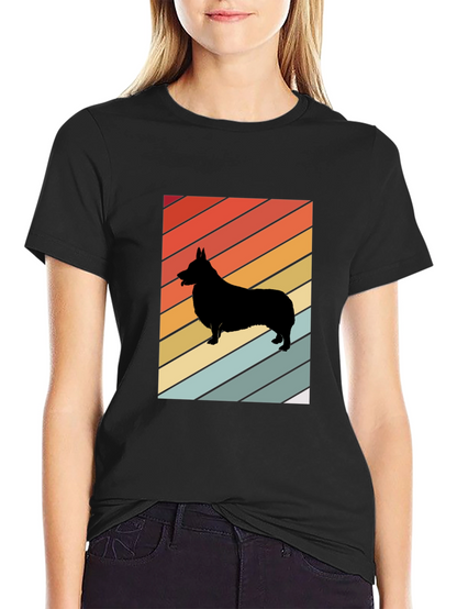 Retro Corgi Silhouette T-Shirt