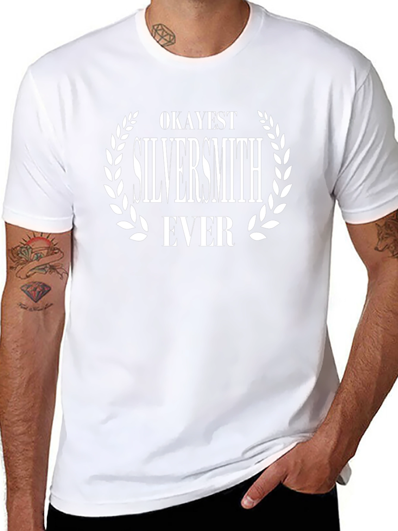 Okayest Silversmith Ever T-Shirt - Funny Crafting Tee