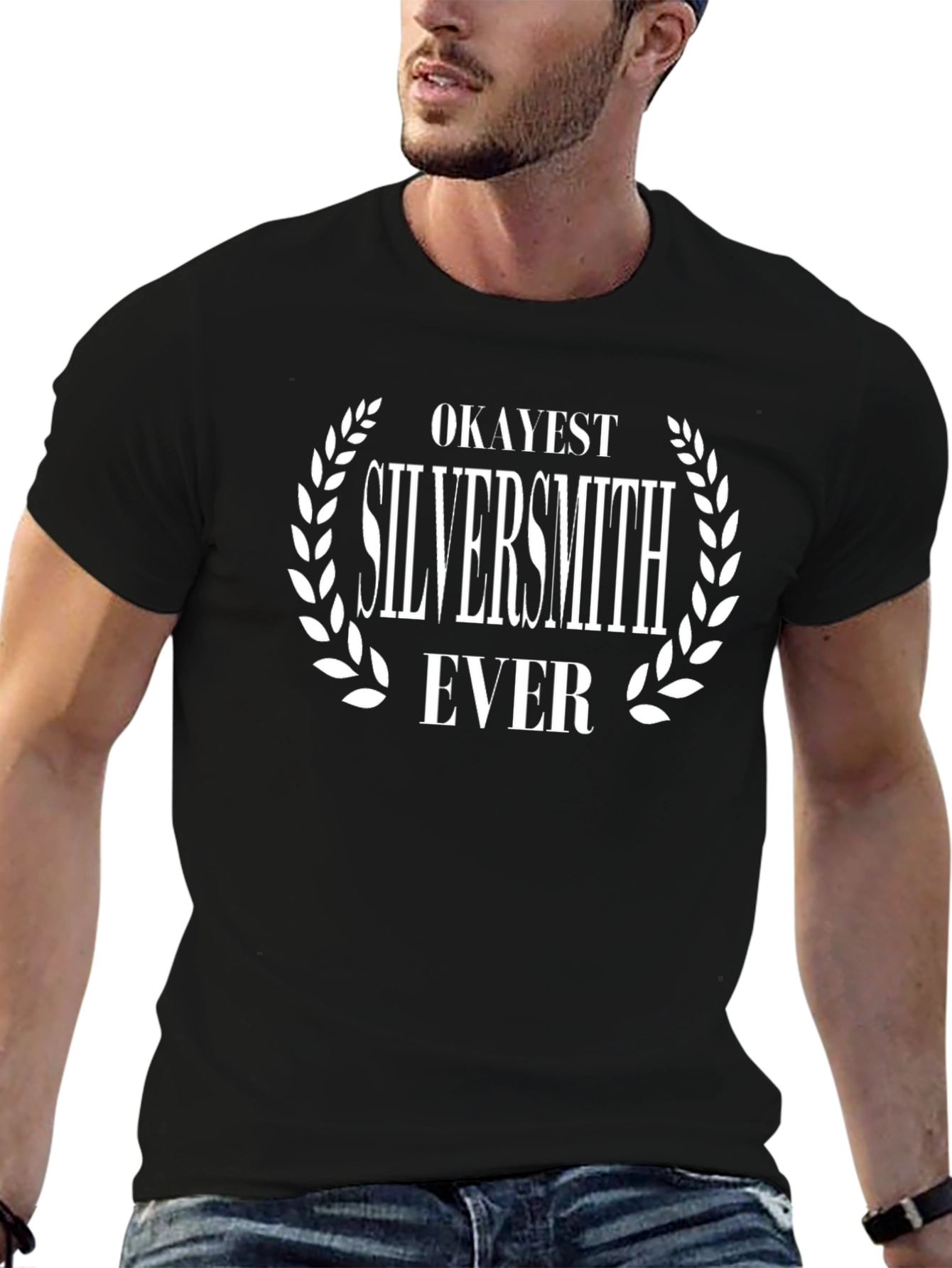 Okayest Silversmith Ever T-Shirt - Funny Crafting Tee