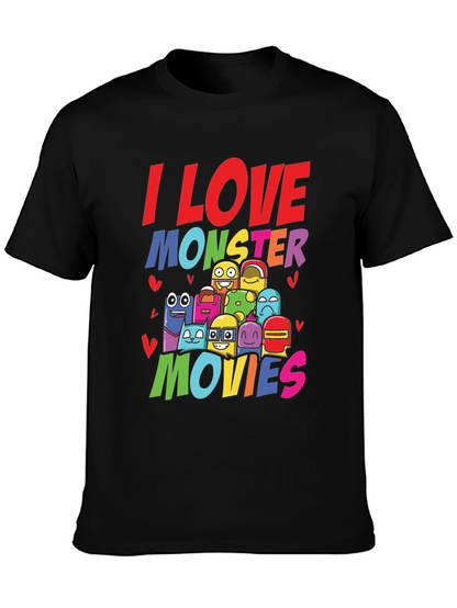 I Love Monster Movies Graphic Tee