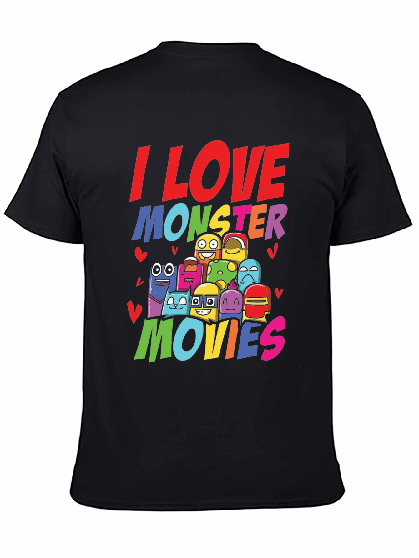I Love Monster Movies Graphic Tee