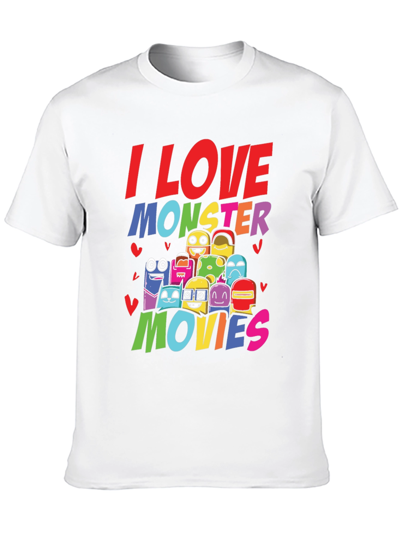 I Love Monster Movies Graphic Tee