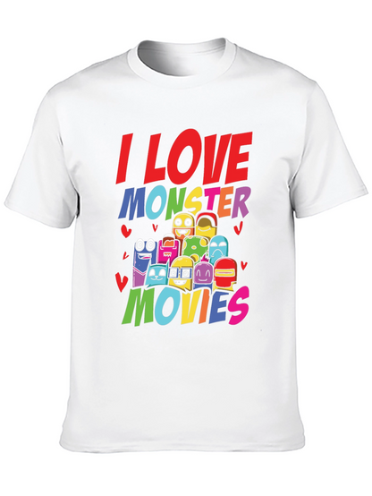 I Love Monster Movies Graphic Tee