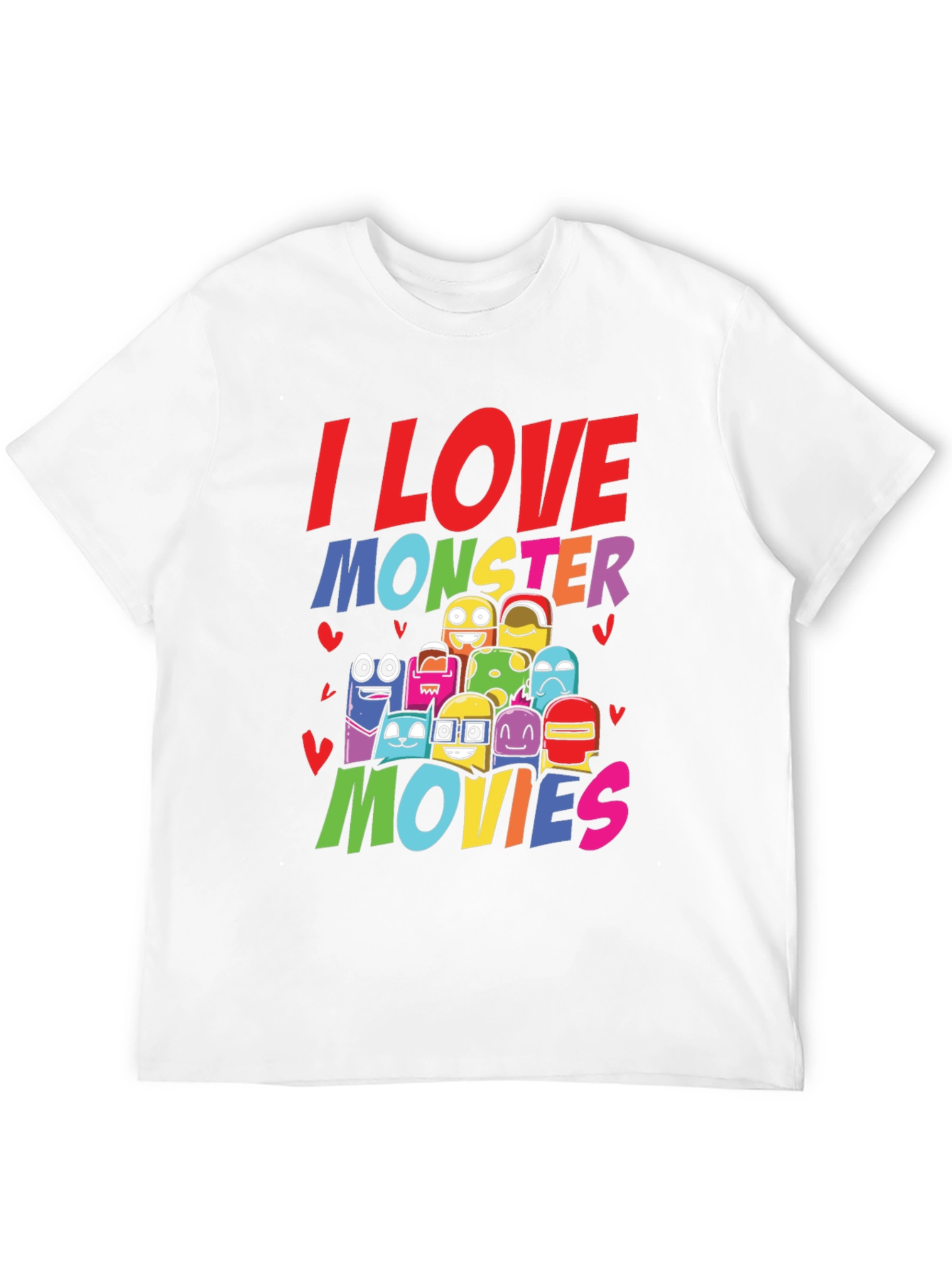 I Love Monster Movies Graphic Tee