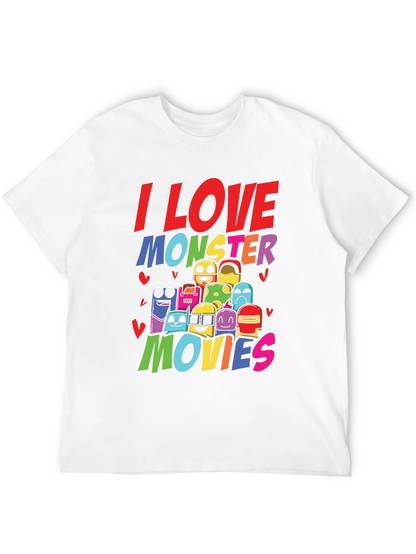 I Love Monster Movies Graphic Tee