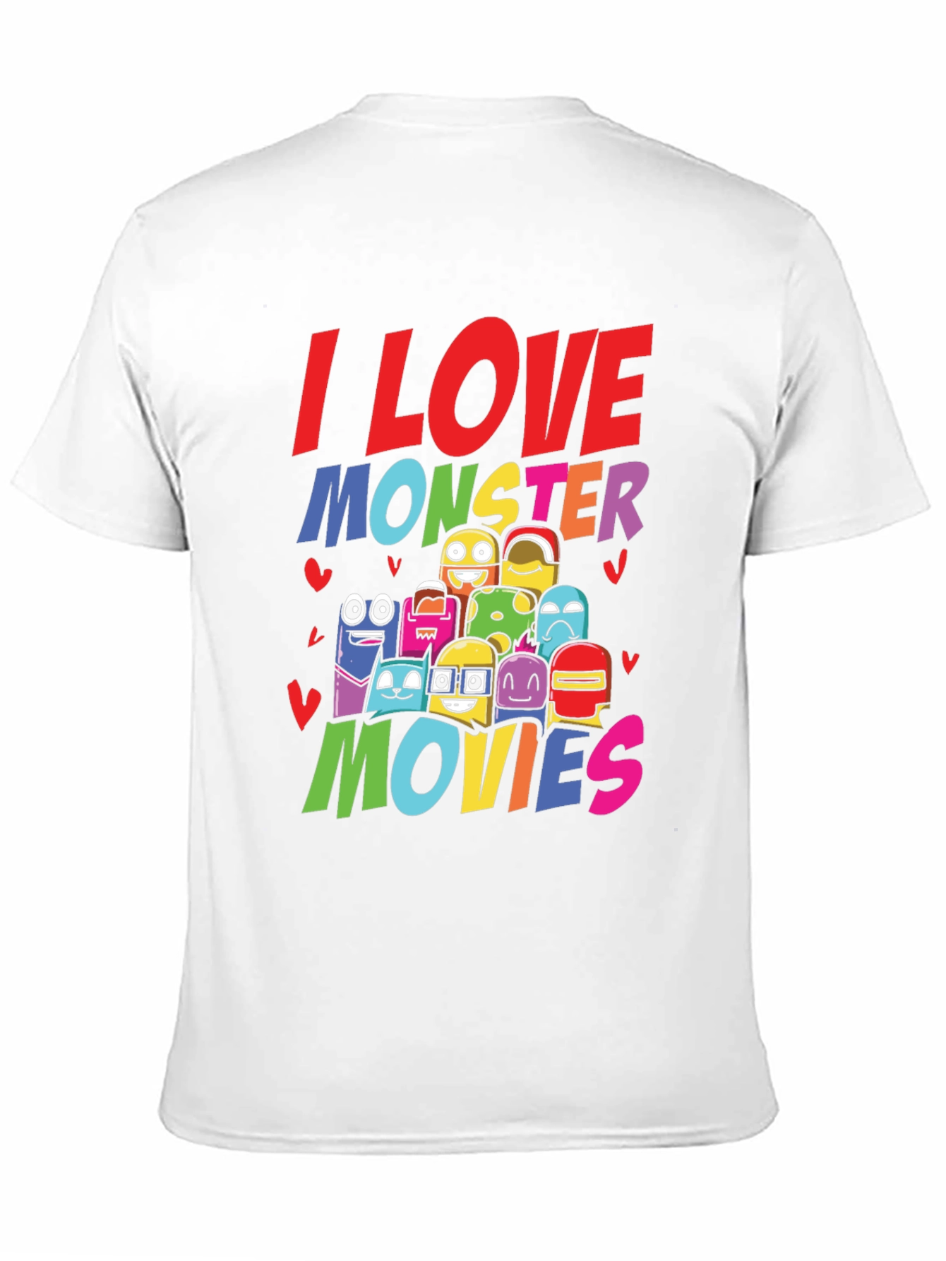 I Love Monster Movies Graphic Tee