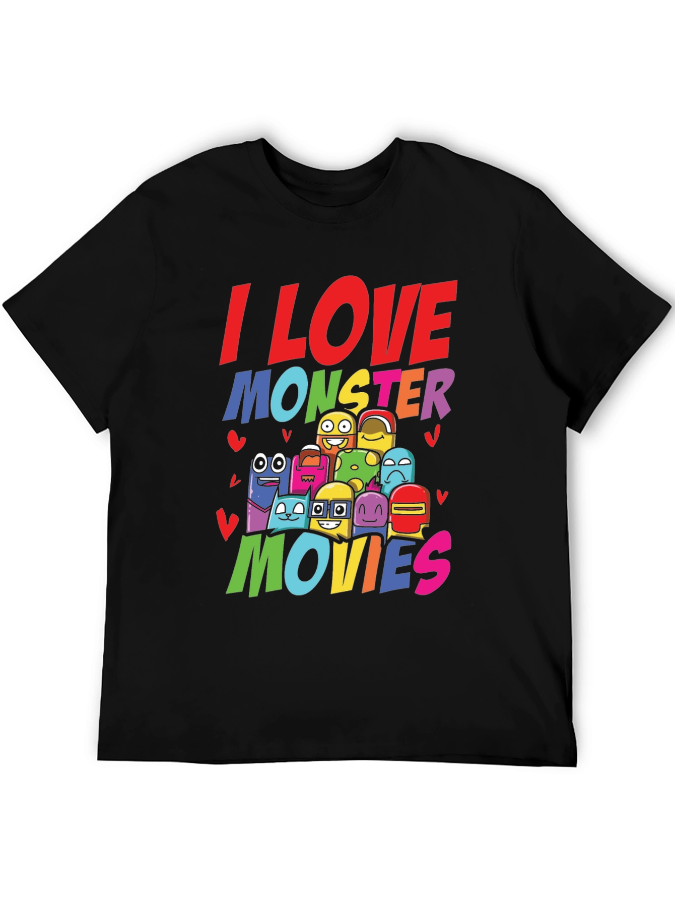 I Love Monster Movies Graphic Tee
