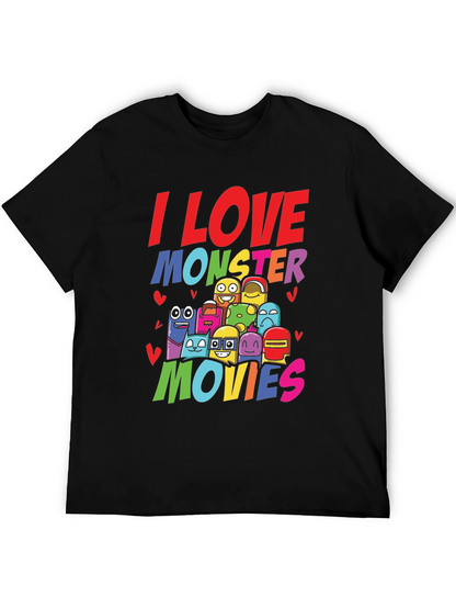 I Love Monster Movies Graphic Tee