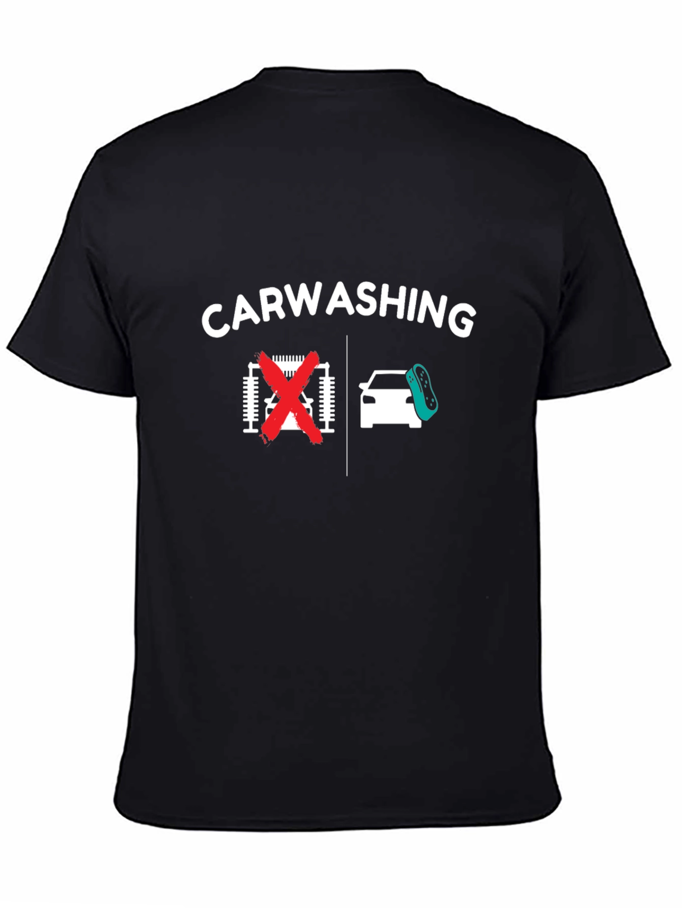 Car Washing T-Shirt - Anti-Automatic Car Wash Humor