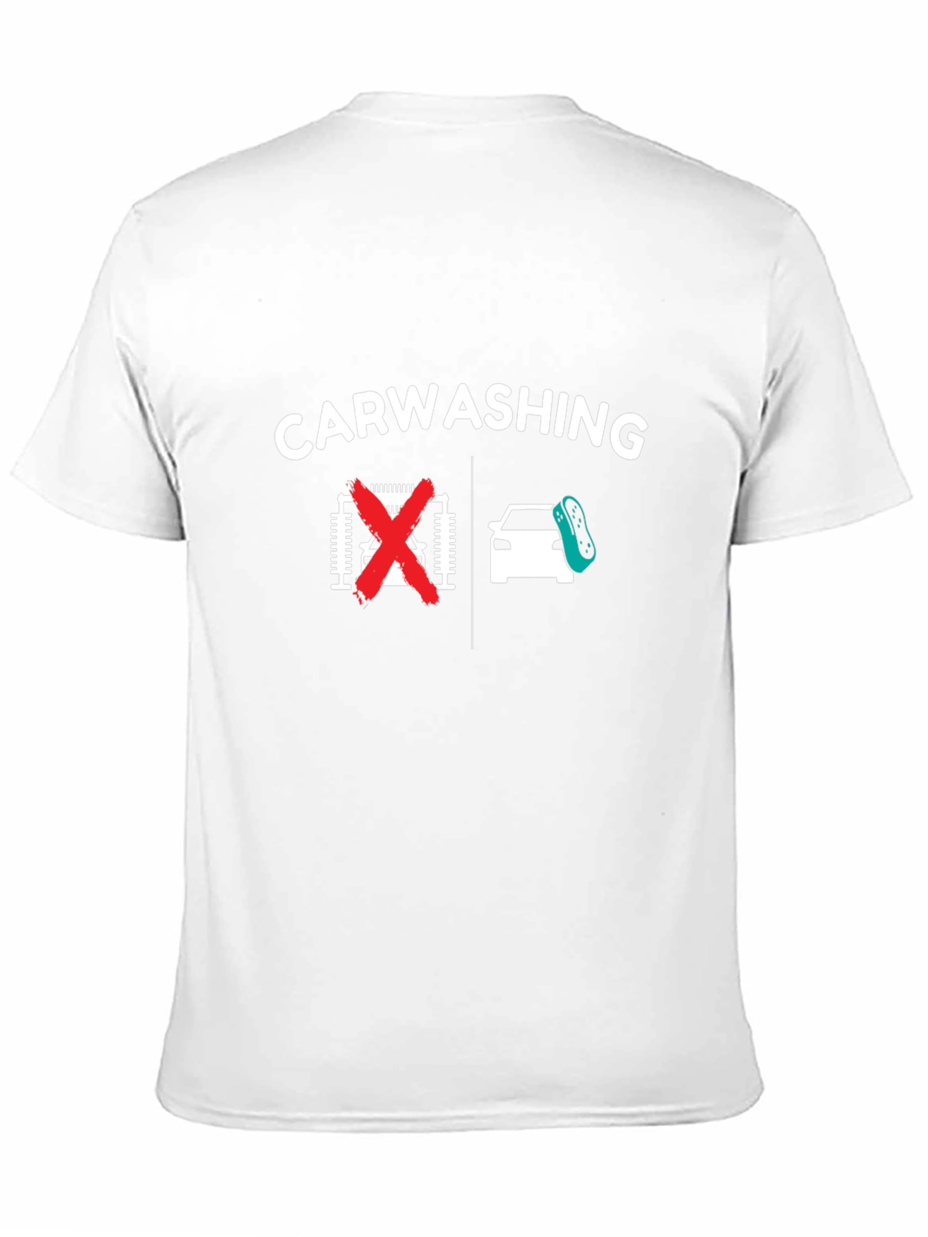 Car Washing T-Shirt - Anti-Automatic Car Wash Humor