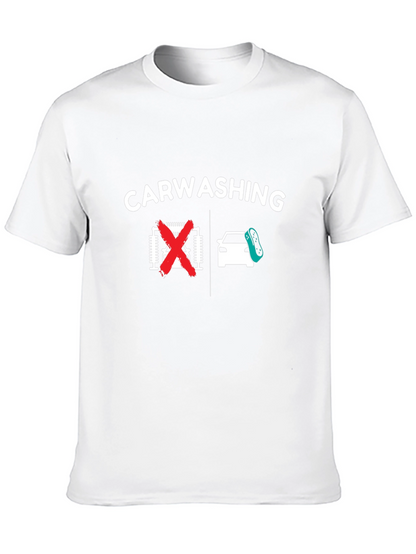 Car Washing T-Shirt - Anti-Automatic Car Wash Humor