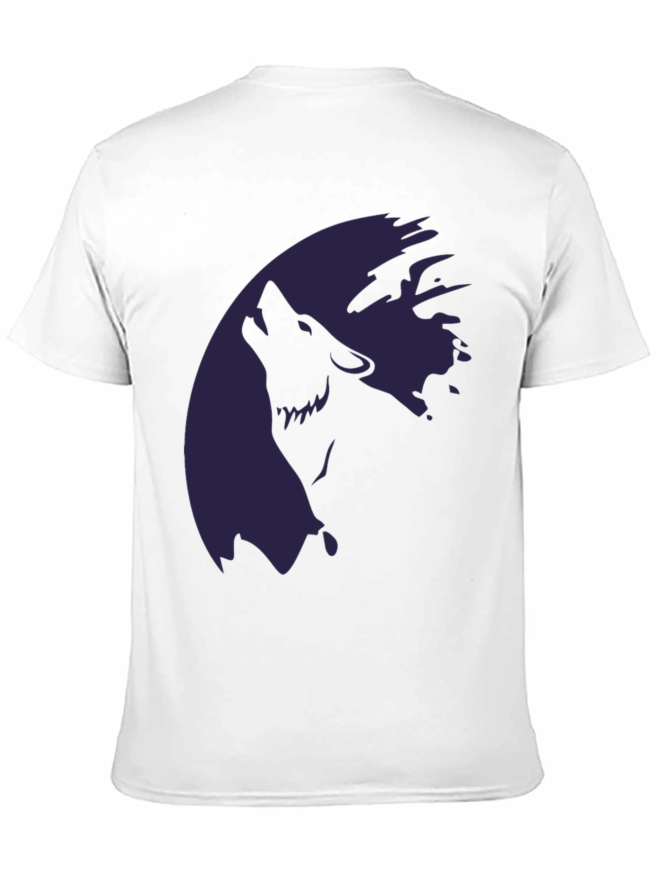 Wolf Moon Graphic T-Shirt - Stylish Dark Tee