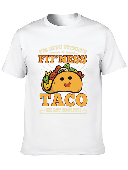Fitness Taco Graphic T-Shirt - Gym Humor Tee