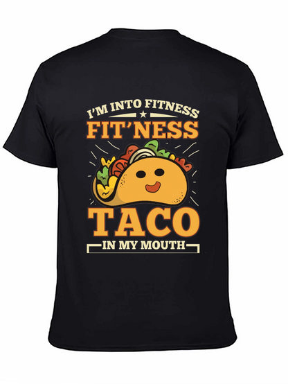 Fitness Taco Graphic T-Shirt - Gym Humor Tee