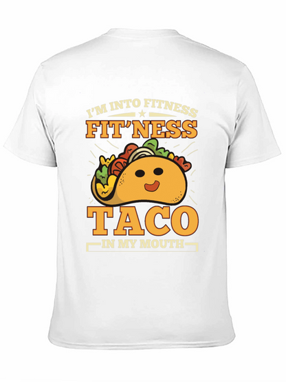 Fitness Taco Graphic T-Shirt - Gym Humor Tee