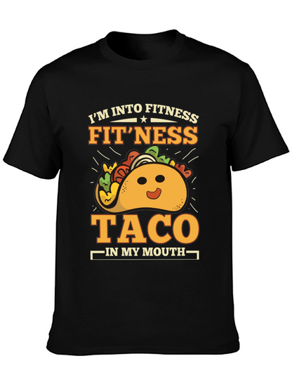 Fitness Taco Graphic T-Shirt - Gym Humor Tee