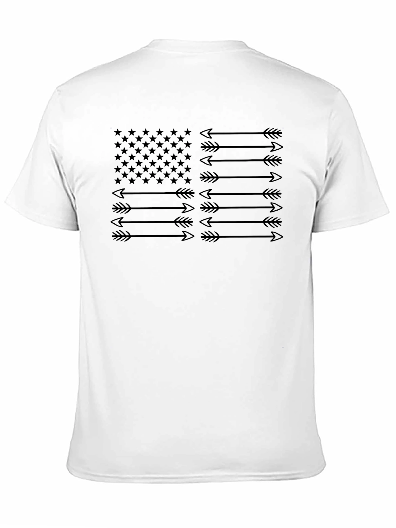 American Arrow Flag Graphic T-Shirt