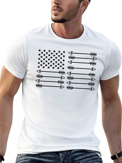 American Arrow Flag Graphic T-Shirt