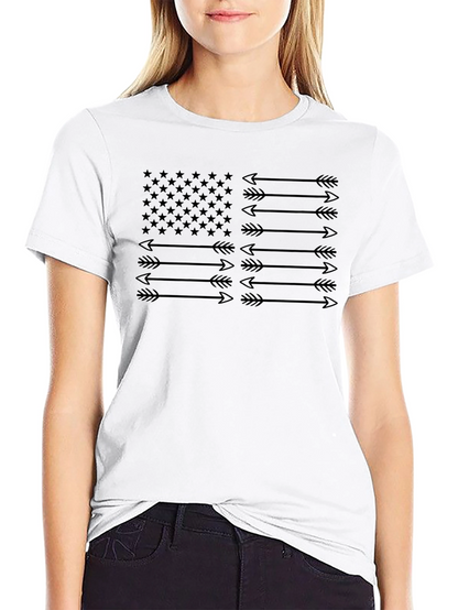 American Arrow Flag Graphic T-Shirt