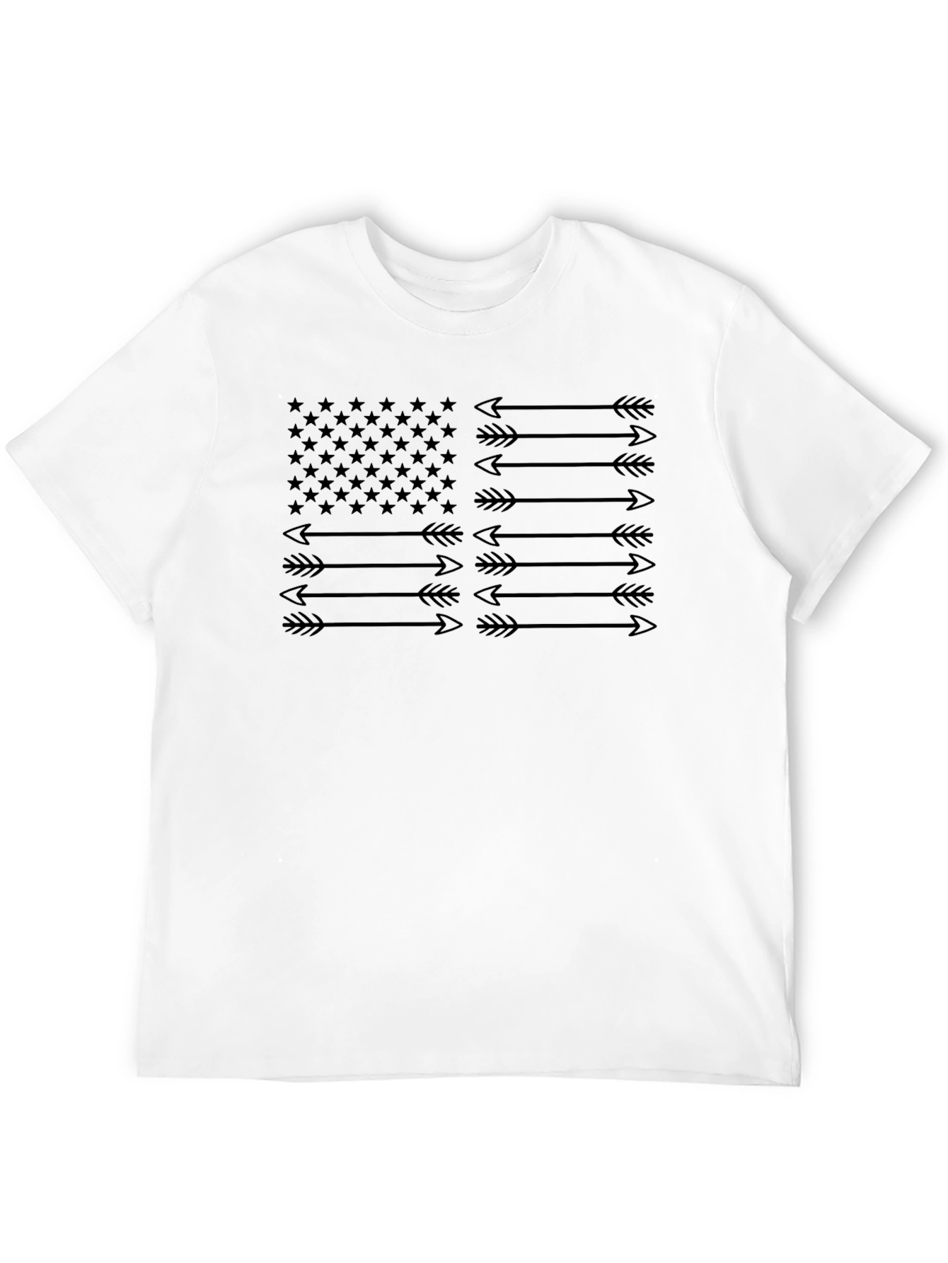American Arrow Flag Graphic T-Shirt