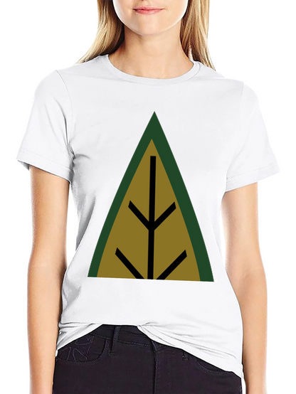 Geometric Tree Black T-Shirt