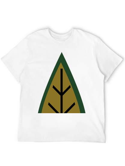 Geometric Tree Black T-Shirt