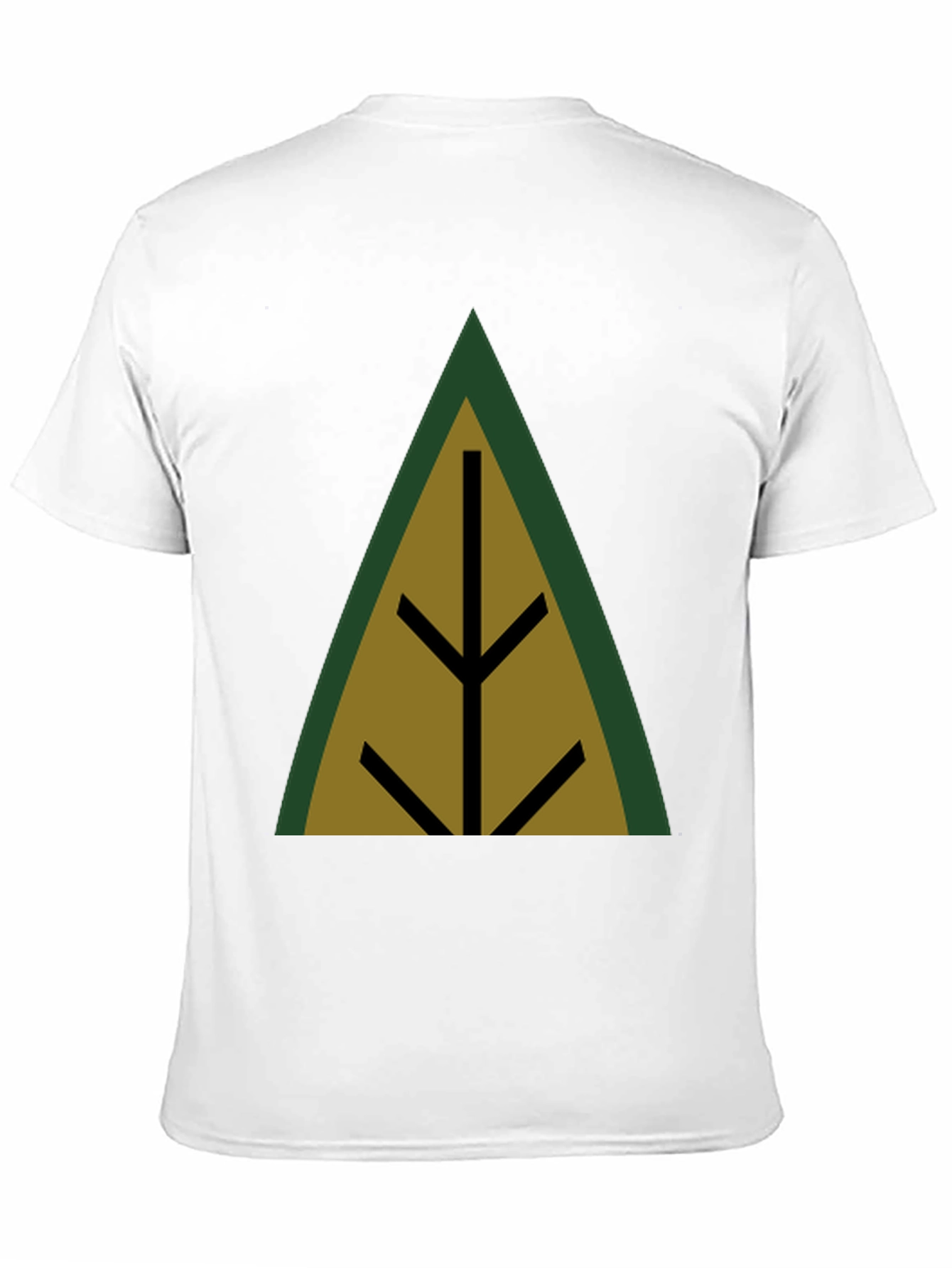 Geometric Tree Black T-Shirt