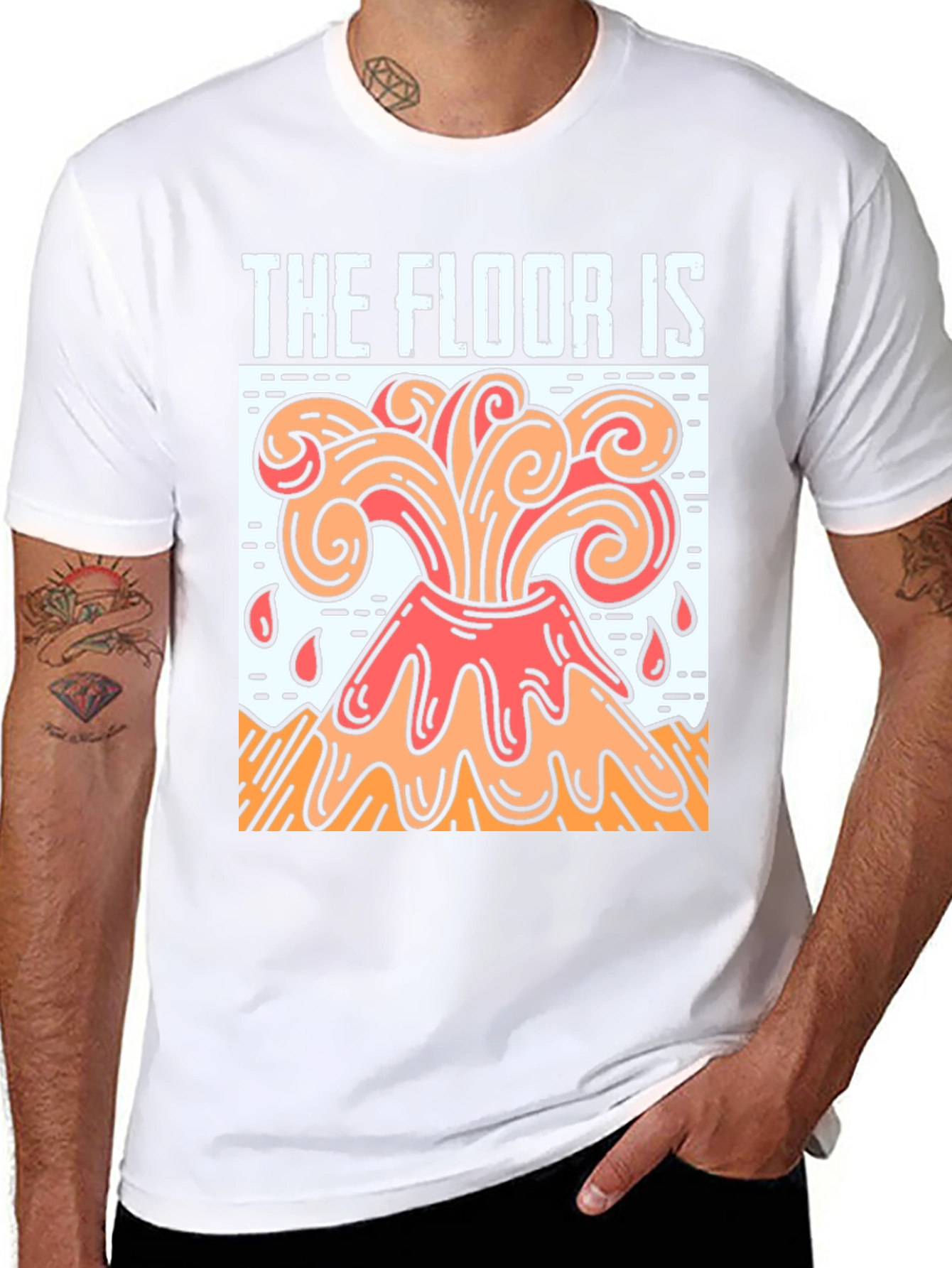 The Floor Is Lava Graphic T-Shirt
