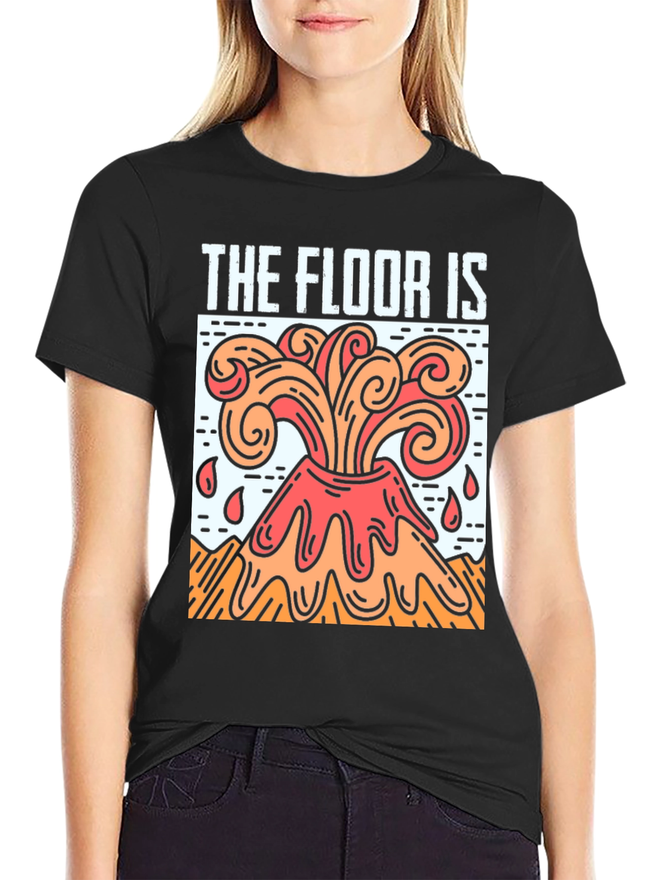 The Floor Is Lava Graphic T-Shirt