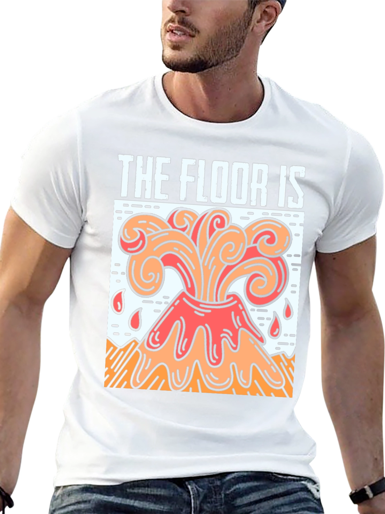 The Floor Is Lava Graphic T-Shirt