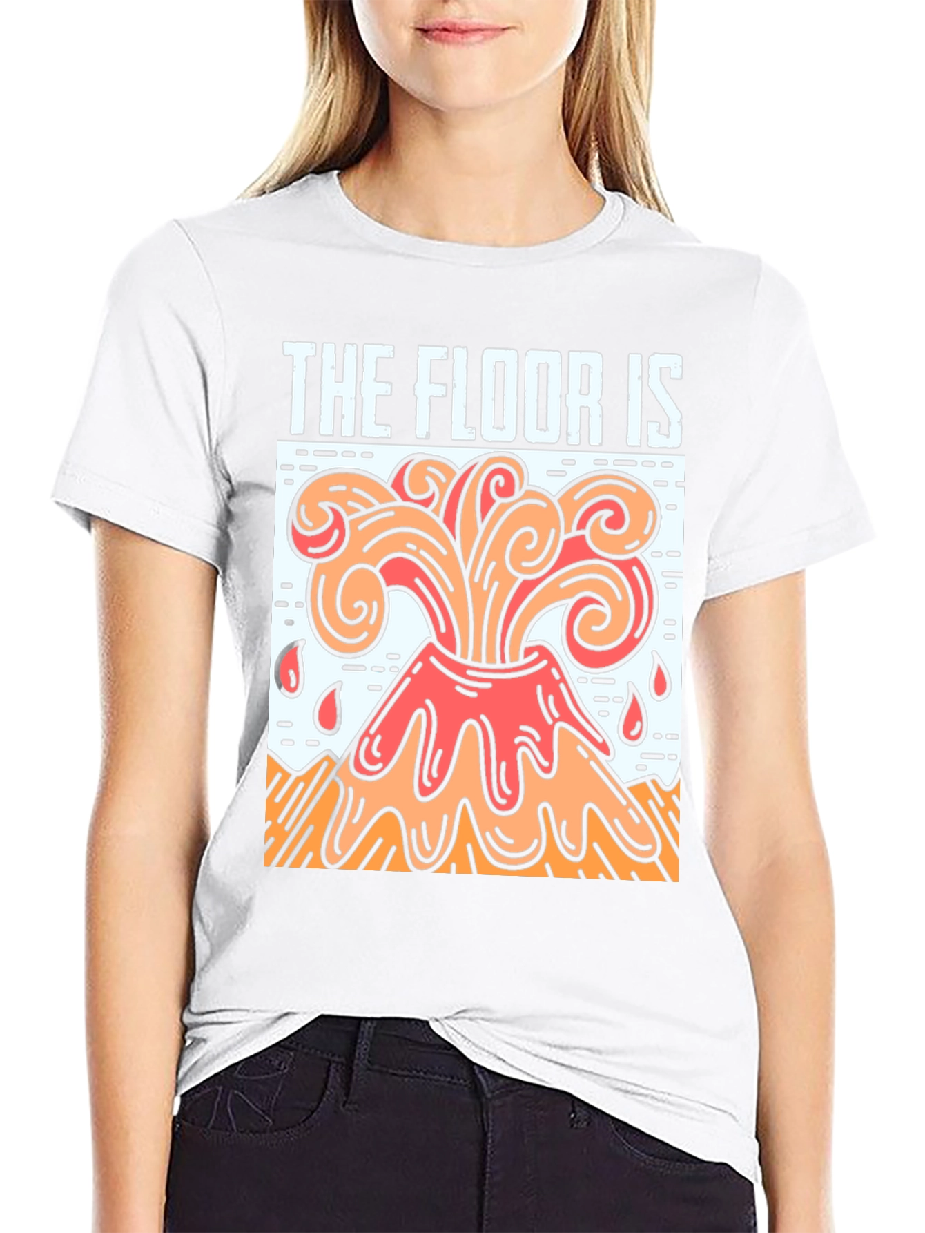 The Floor Is Lava Graphic T-Shirt