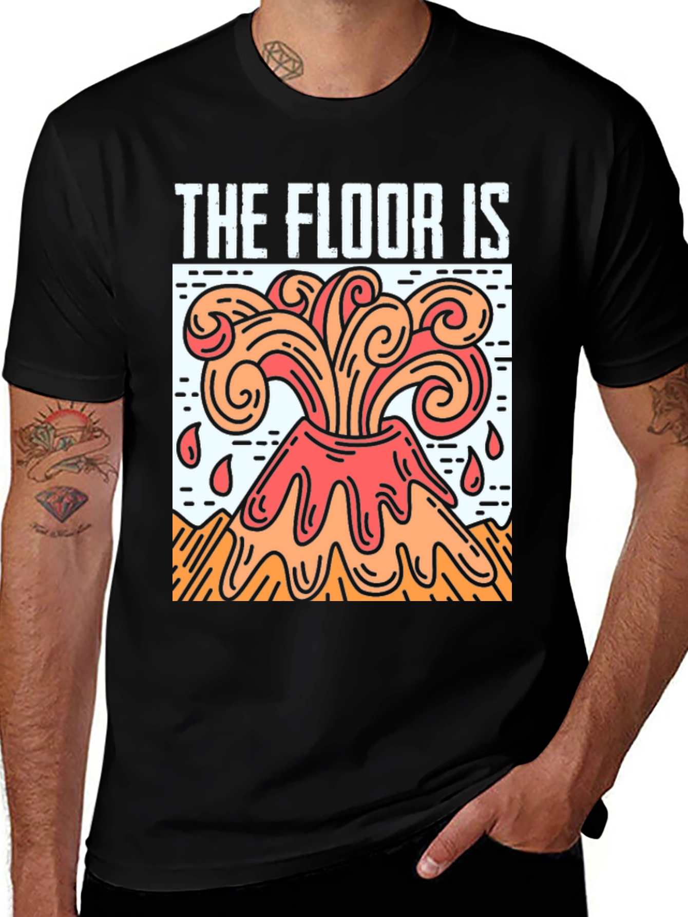 The Floor Is Lava Graphic T-Shirt